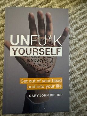 Unf*ck Yourself - Gray Paperback Self-Help Book